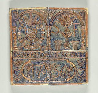 Four Tiles Forming Square (USA)