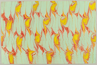 Book Paper, Book paper: Combed marbled pattern