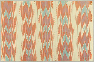 Book Paper, Book paper: Combed marbled pattern