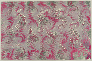 Book Paper, Book paper: Combed marbled pattern