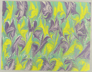 Book Paper, Book paper: Combed marbled pattern