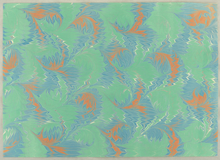 Book Paper, Book paper: Combed marbled pattern