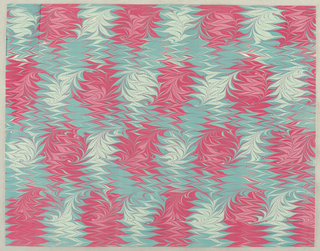 Book Paper, Book paper: Combed marbled pattern