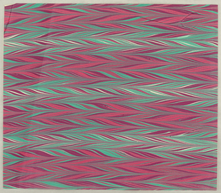 Book Paper, Book paper: Combed marbled pattern