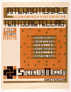Poster, Internationale Economisch-Historische Tentoonstelling  (Exhibition of International Economic History)
