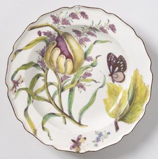 "Hans Sloane" Botanical Plate (One of Twelve) Plate