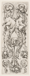 Print, Plate, from Ornamenti o Grottesche (Ornaments or Grotesques)