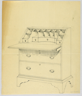 Drawing, Design for Desk