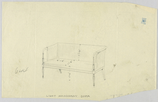 Drawing, Design for Showwood Sofa