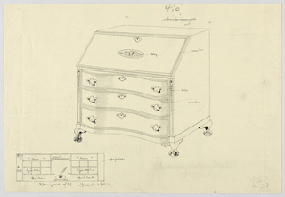 Drawing, Design for Desk