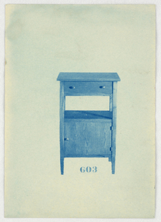 Blueprint, Designs for Wardrobes, Washstands, & Somno (Night Tables)