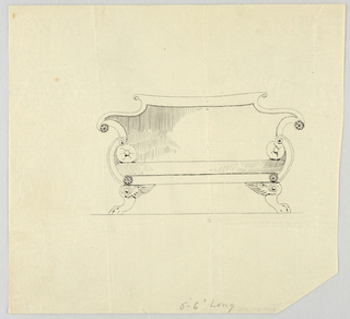 Drawing, Design for Showwood Sofa
