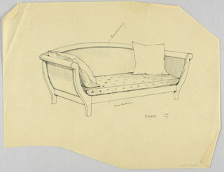 Drawing, Design for Showwood Sofa