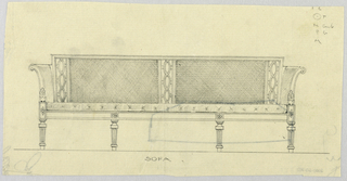 Drawing, Design for Showwood Sofa