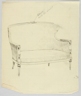 Drawing, Design for Showwood Sofa