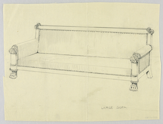 Drawing, Design for Showwood Sofa