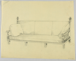 Drawing, Design for Showwood Sofa