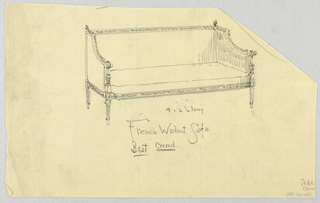 Drawing, Design for Showwood Sofa