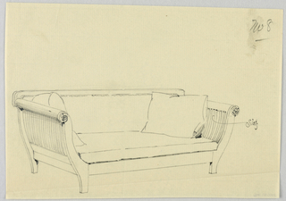 Drawing, Design for Showwood Sofa