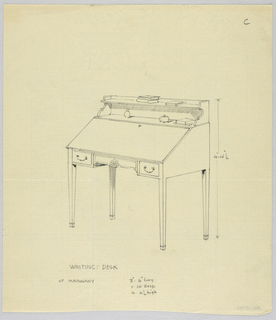 Drawing, Design for Desk