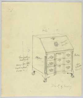 Drawing, Design for Desk