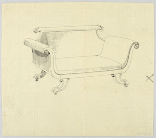 Drawing, Design for Showwood Sofa