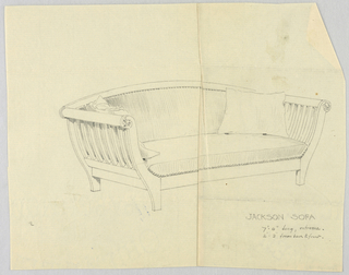 Drawing, Design for Showwood Sofa