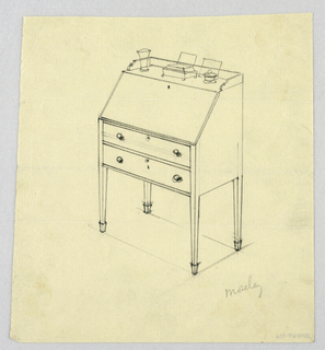 Drawing, Design for Desk