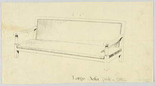 Drawing, Design for Showwood Sofa
