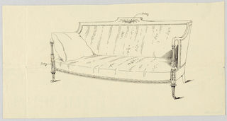 Drawing, Design for Showwood Sofa