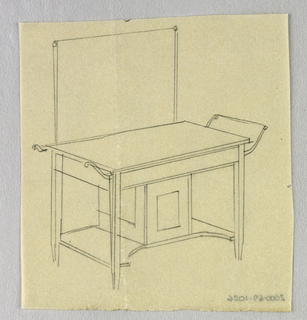 Drawing, Designs for Wardrobes, Washstands, & Somno (Night Tables)