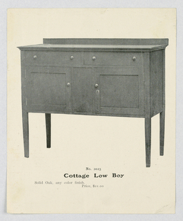 Photograph, Cottage Lowboy