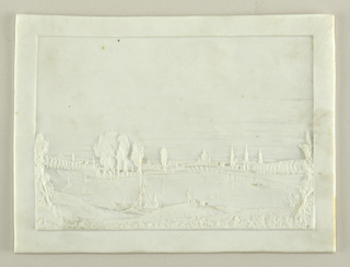 Lithophane of a Dresden Landscape Lithophane