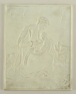Lithophane of Hagar and Ishmael Lithophane