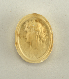 Plaster Cast, Antique Cameo