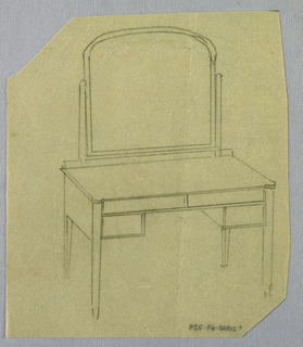 Drawing, Design for Toilet Table