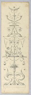 Drawing, Design for a Wall Decoration