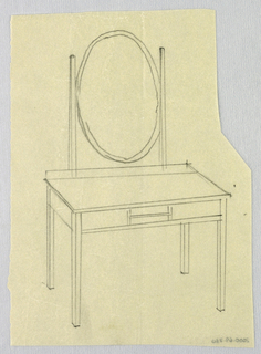 Drawing, Design for Toilet Table