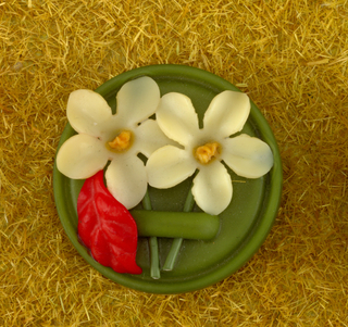 Old Fashioned Garden Button