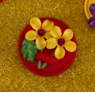 Old Fashioned Garden Button