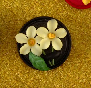 Old Fashioned Garden Button