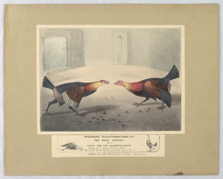 Print, Optical Toy: "The Rival Heros" (Spooner's Transformations, no. 7)