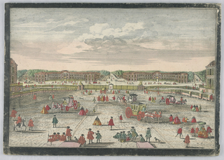 Print, Peep-Show Print, View of Versailles from the Chateau