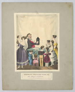 Print, Optical Toy: "The Magic Lantern" (Spooner's Protean Views, no. 5)