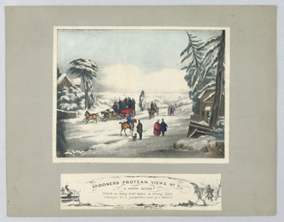 Print, Optical Toy: "A Snow Scene"