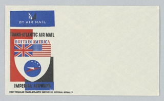 Envelope, Transatlantic Air Mail