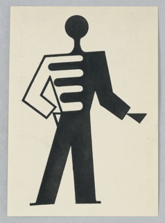 Drawing, Study of a Figure, "The Wizard from the Wall"