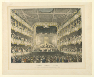 Print, Covent Garden Theatre, Interior