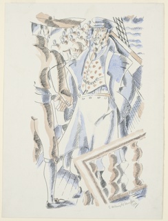 Drawing, Illustration for Benito Cereno