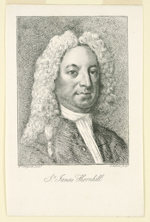 Print, Portrait of Sir James Thornhill